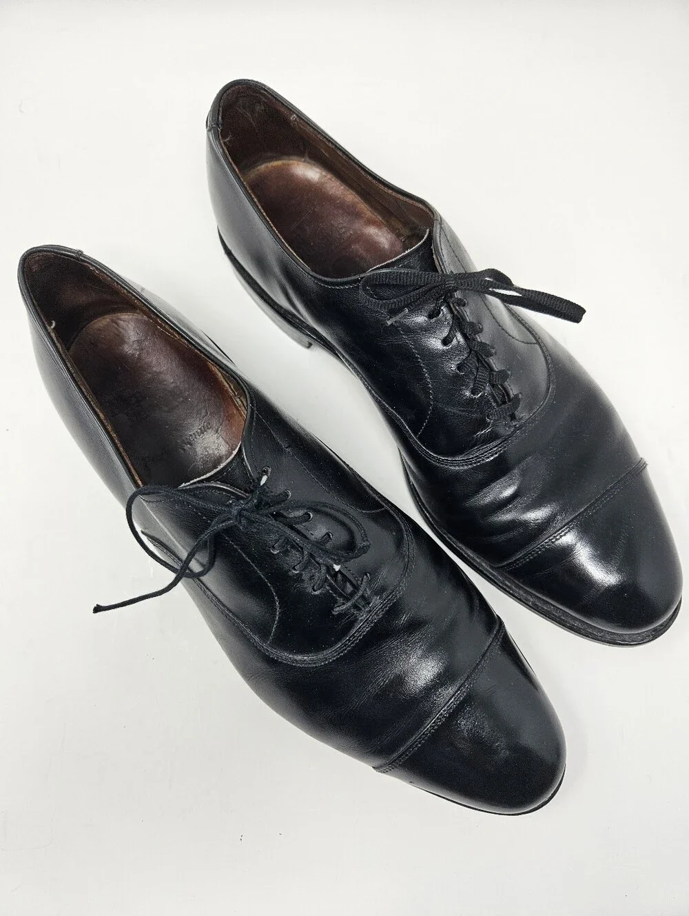 Allen Edmonds Park Avenue Cap Toe Leather Lace Up Oxfords Dress Shoes Men's 10.5